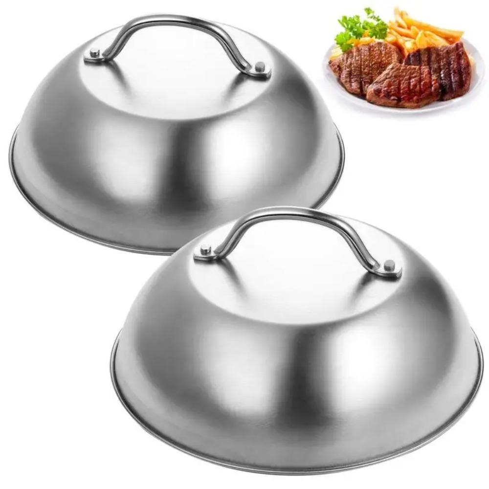 Round Cheese Melting Dome with Handle Burger Cover Steam Pot Lid Meal Food Cover Home basting cover
Round Cheese Melting Dome with Handle Burger Cover Steam Pot Lid Meal Food Cover Home basting cover