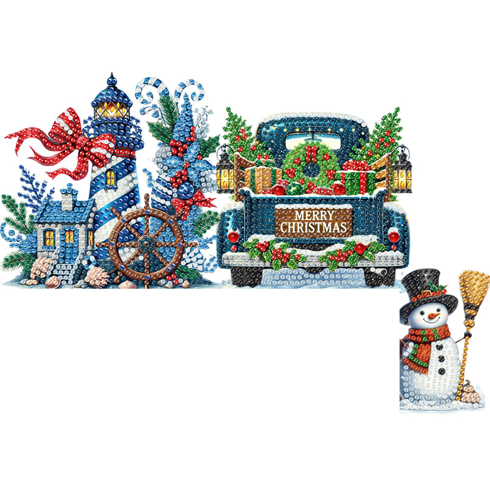 Partial Drill Door Frame Hanging Decor DIY Xmas Diamond Art Door Frame Decoration Decorative Wooden Door Pendant for Home Office
Partial Drill Door Frame Hanging Decor DIY Xmas Diamond Art Door Frame Decoration Decorative Wooden Door Pendant for Home Office