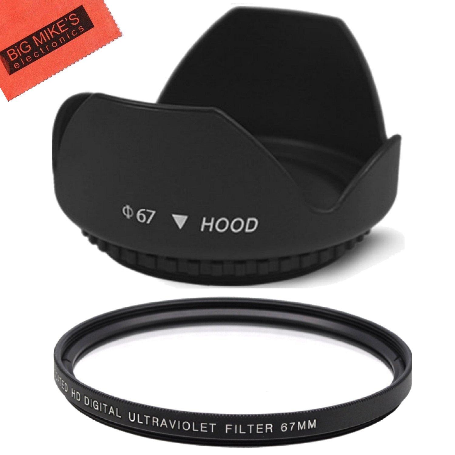 67mm Tulip Flower Lens Hood with 67mm UV Filter for Nikon CoolPix P900 Digital Camera
67mm Tulip Flower Lens Hood with 67mm UV Filter for Nikon CoolPix P900 Digital Camera