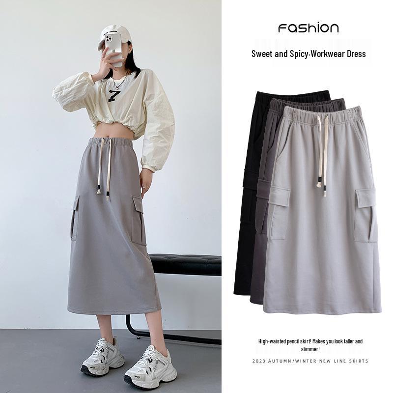 Women s A-Line High Waist Midi Skirt - Spring & Autumn 2024, Slimming with Slit, American Style, Versatile Cargo Design Large
Women s A-Line High Waist Midi Skirt - Spring & Autumn 2024, Slimming with Slit, American Style, Versatile Cargo Design Large