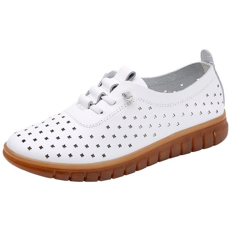 Новая весенне-летняя повседневная обувь на плоской подошве для женщин, большого размера, с перфорацией, женская обувь из натуральной кожи, белая обувь для женщин 40
Новая весенне-летняя повседневная обувь на плоской подошве для женщин, большого размера, с перфорацией, женская обувь из натуральной кожи, белая обувь для женщин 40
