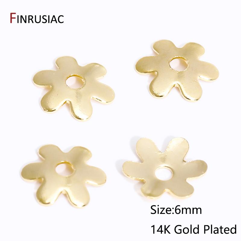 DIY Bracelet Necklace Making Accessories 14K/18K Gold Plated Brass Flower Beads Caps For Jewelry Making Supplies Wholesale 20 pieces
DIY Bracelet Necklace Making Accessories 14K/18K Gold Plated Brass Flower Beads Caps For Jewelry Making Supplies Wholesale 20 pieces
