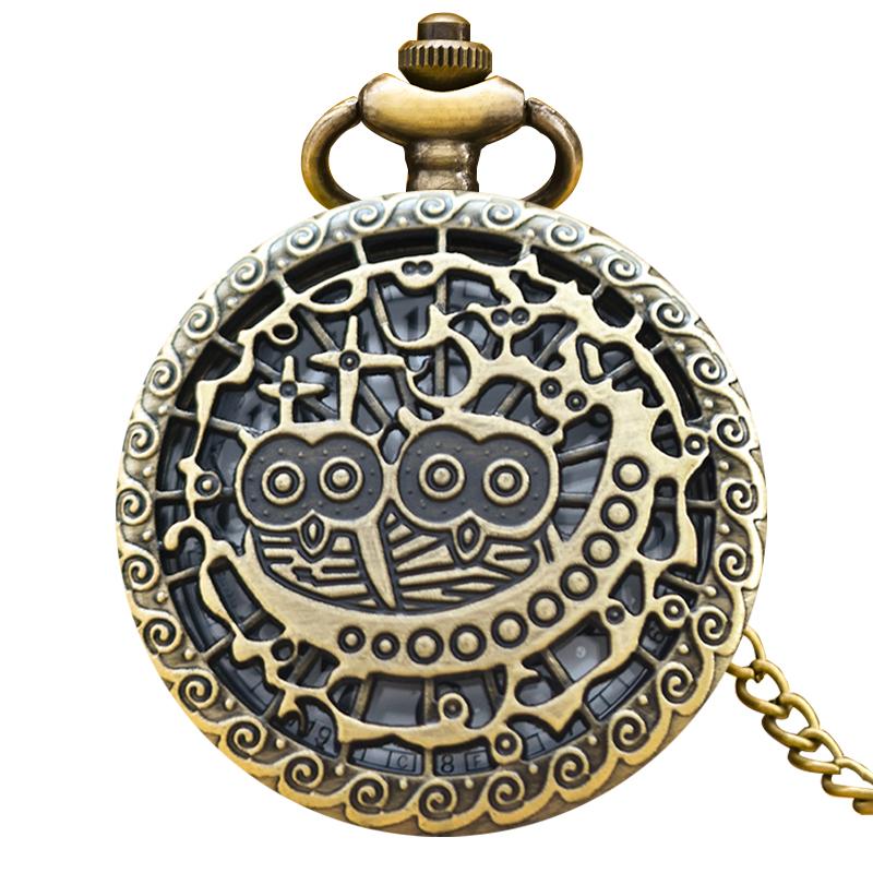 Vintage Bronze Clamshell Cute Owl Cutout Design Necklace Quartz Pocket Watch Gift For Universal Male And Female Students бронзовый
Vintage Bronze Clamshell Cute Owl Cutout Design Necklace Quartz Pocket Watch Gift For Universal Male And Female Students бронзовый