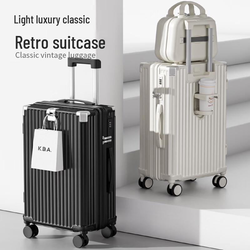 Kuai Chi Retro Light Luxury Travel Suitcase
Kuai Chi Retro Light Luxury Travel Suitcase