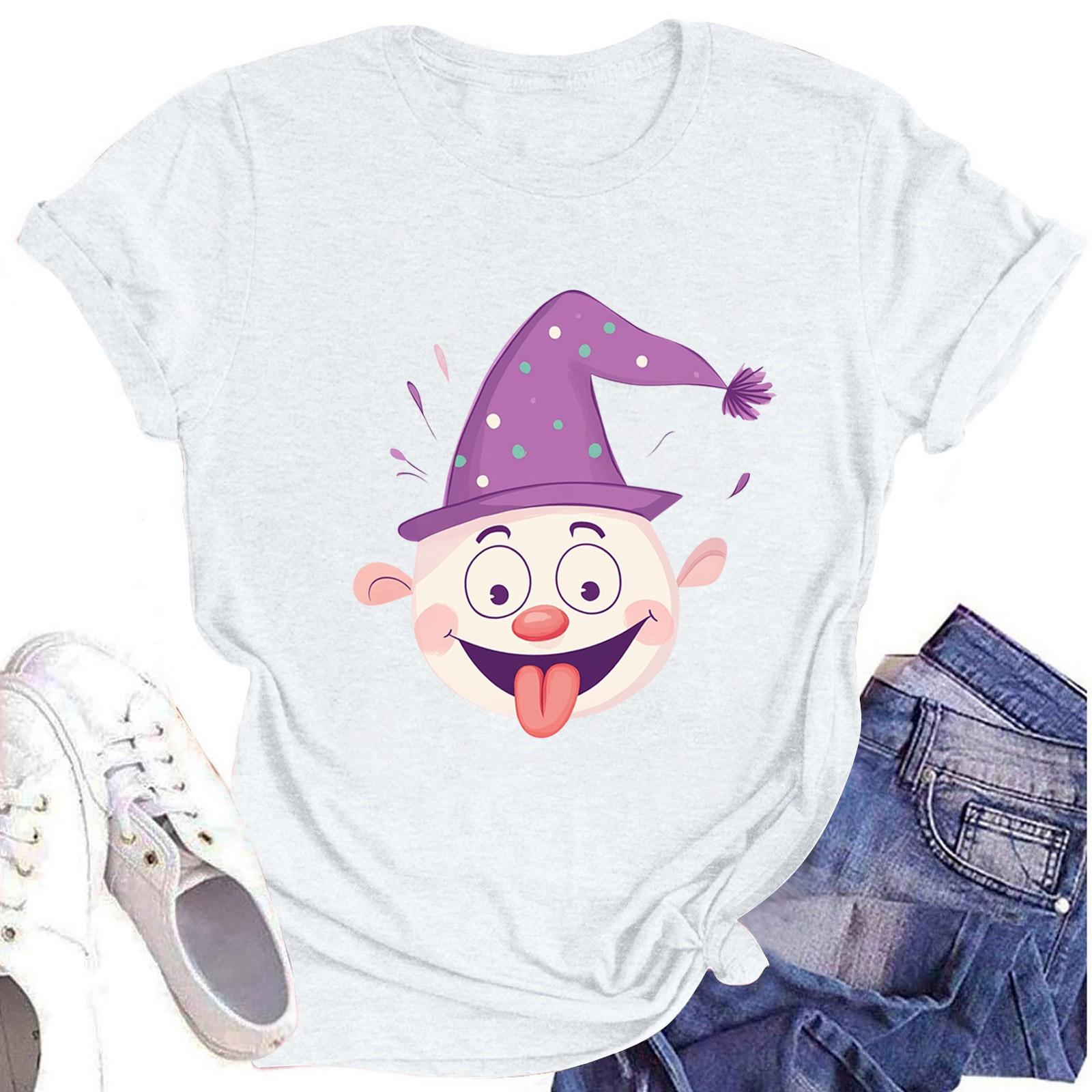 Женская повседневная футболка с короткими рукавами и круглым вырезом с принтом и буквенным топом L белый
Женская повседневная футболка с короткими рукавами и круглым вырезом с принтом и буквенным топом L белый