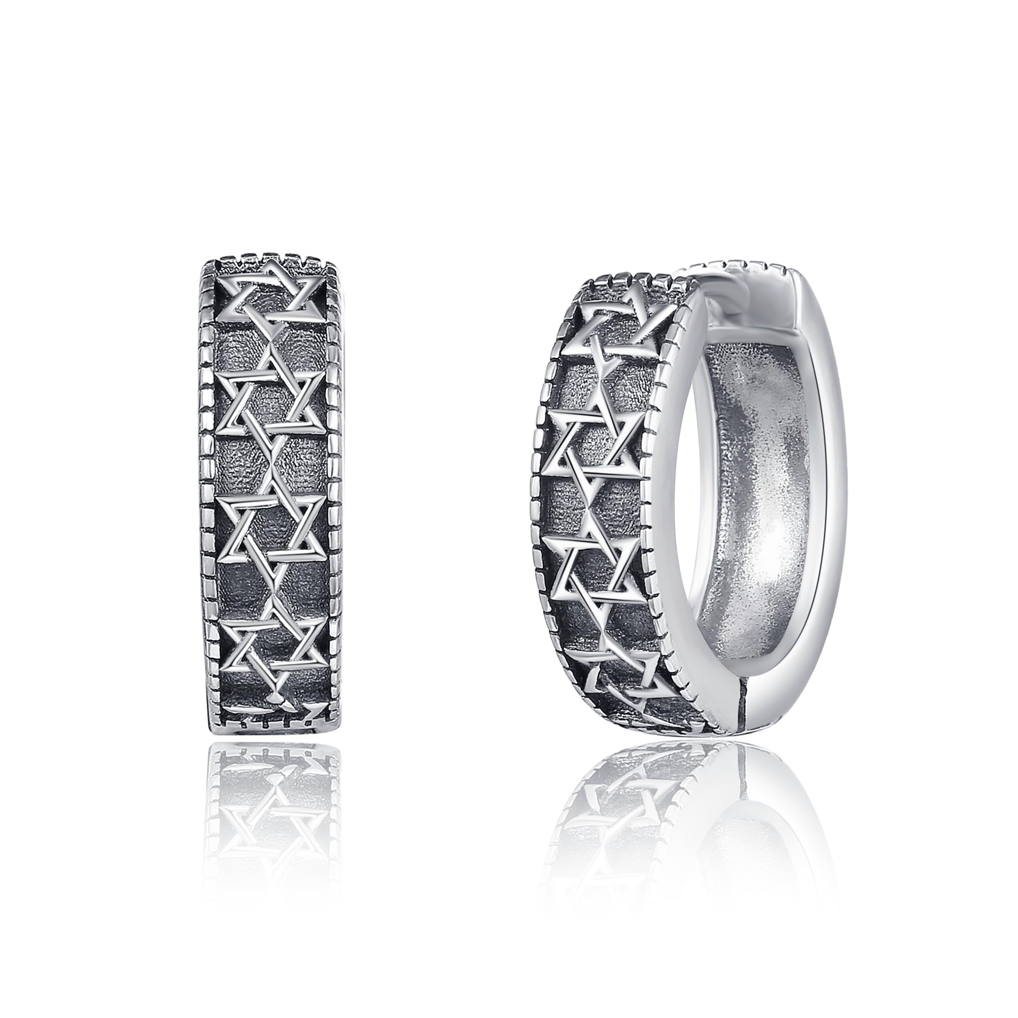Серьги Star of David Серебро 925 пробы Металлические серьги-кольца, подходящие для аллергиков Серьги Star of David Аксессуары Товары для мужчин
Серьги Star of David Серебро 925 пробы Металлические серьги-кольца, подходящие для аллергиков Серьги Star of David Аксессуары Товары для мужчин