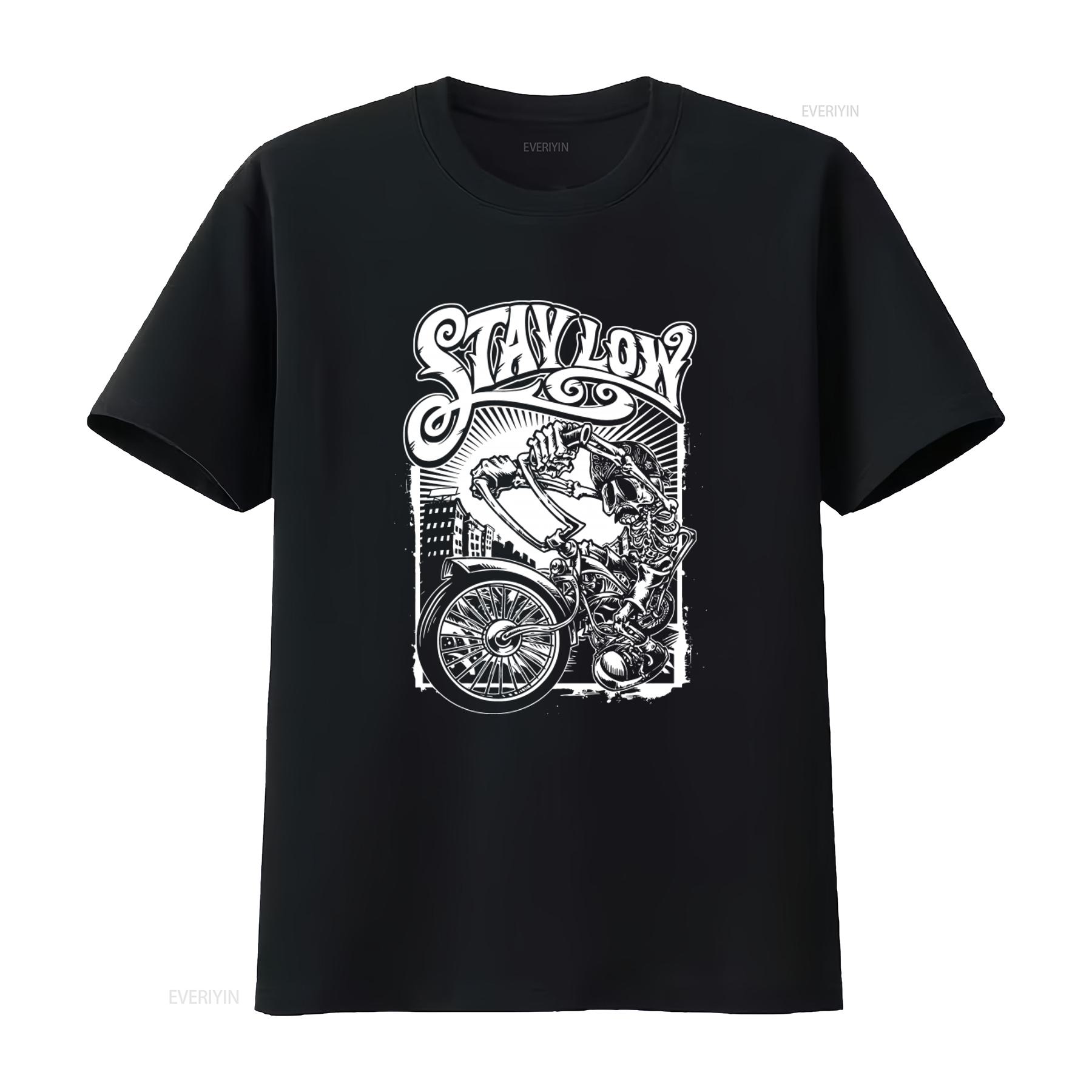Stay Low Graffiti Biker Rider Lowrider Skeleton Skater T Shirt for Men Sizes S 2XL vintage Washed homme Slightly Soft graphic 4XL
Stay Low Graffiti Biker Rider Lowrider Skeleton Skater T Shirt for Men Sizes S 2XL vintage Washed homme Slightly Soft graphic 4XL