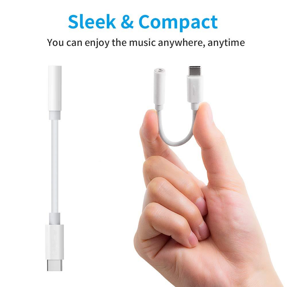 Type-C USB-C to Female 3.5mm Headphone Jack Adapter for iPad Pro 12.9-inch (2018)/Pro 11-inch (2018)/Huawei P20/P20 Pro Etc. As Shown A
Type-C USB-C to Female 3.5mm Headphone Jack Adapter for iPad Pro 12.9-inch (2018)/Pro 11-inch (2018)/Huawei P20/P20 Pro Etc. As Shown A