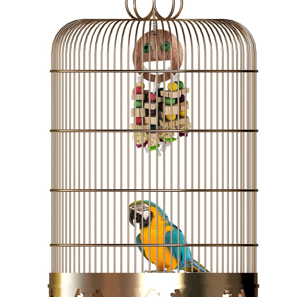 Parrot Chew Toys Hanging Wooden Colorful Shredding Crinkles Natural Foraging Bite Toy For Cockatoo Pet Products Bird Supplies
Parrot Chew Toys Hanging Wooden Colorful Shredding Crinkles Natural Foraging Bite Toy For Cockatoo Pet Products Bird Supplies