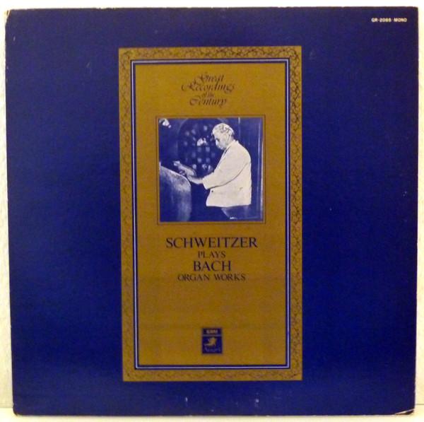 LP Record ALBERT SCHWEITZER, JOHANN SEBASTIAN - Schweitzer Plays Bach / Organ Works GR2085 EMI Angel Studi Japan Obi Classical Used
LP Record ALBERT SCHWEITZER, JOHANN SEBASTIAN - Schweitzer Plays Bach / Organ Works GR2085 EMI Angel Studi Japan Obi Classical Used
