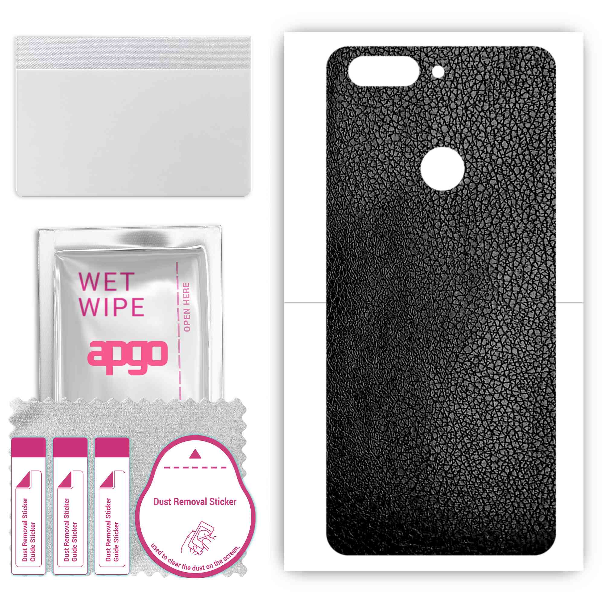 apgo Protective Skin Sticker for the back compatible with Lenovo K5 play, Wrap Film, Foil, Vinyl - Pattern Black Leather
apgo Protective Skin Sticker for the back compatible with Lenovo K5 play, Wrap Film, Foil, Vinyl - Pattern Black Leather