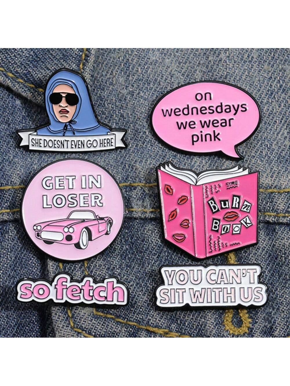 6PCS Anime Mean Girls-Style Enamel Pin - Fashion Badge Set for Teens Clothing & Bag Decor
6PCS Anime Mean Girls-Style Enamel Pin - Fashion Badge Set for Teens Clothing & Bag Decor