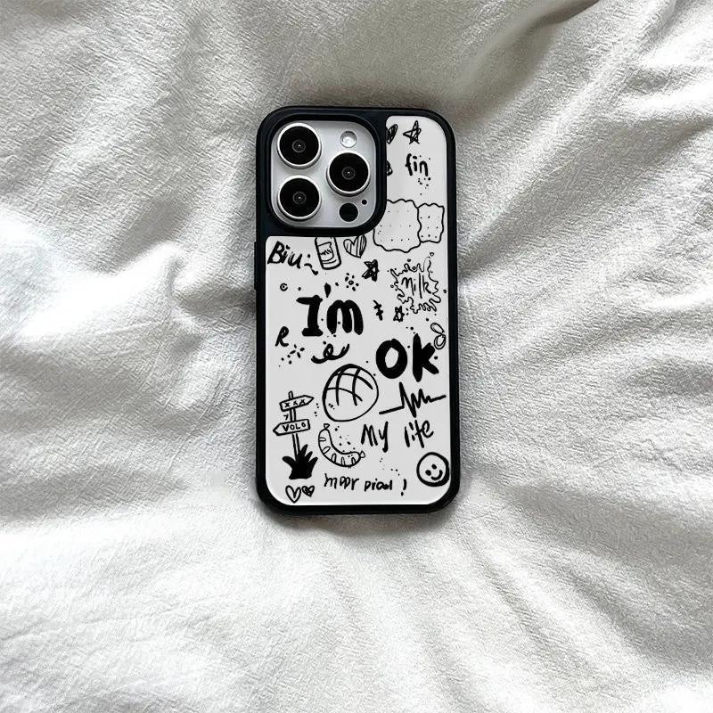 Graffiti Style English Case for iPhone 17 Pro Max/16 Pro/15/14 - Black Border Simple Design iPhone 15 Pro
Graffiti Style English Case for iPhone 17 Pro Max/16 Pro/15/14 - Black Border Simple Design iPhone 15 Pro