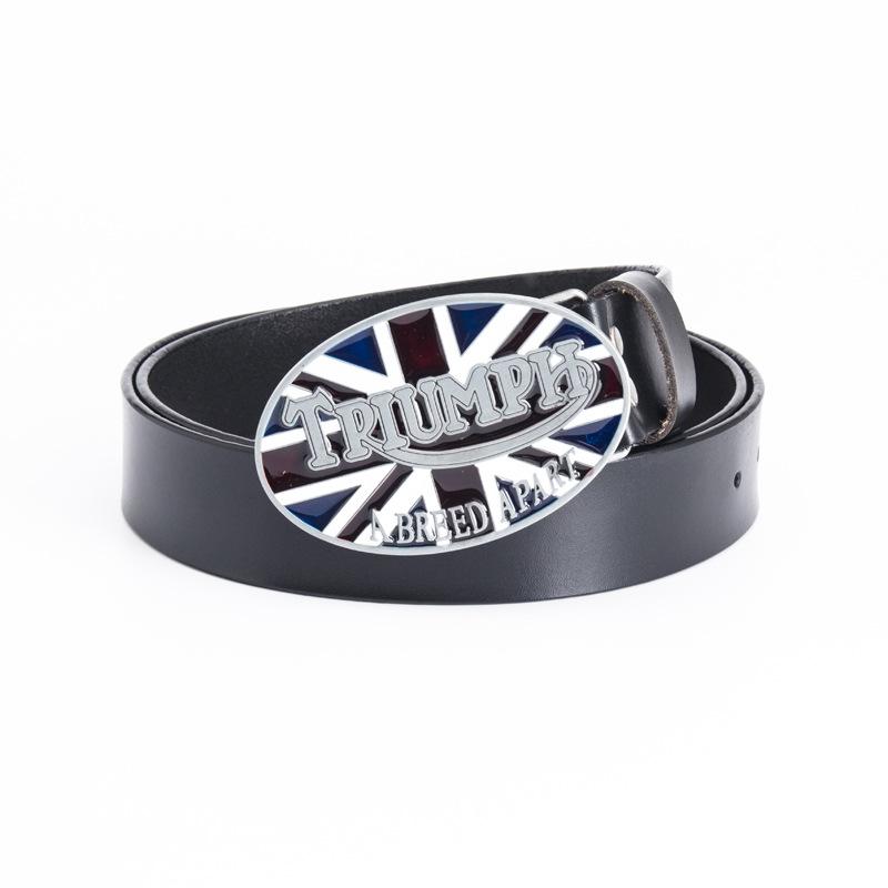 Ремень TRIUMPH из цинкового сплава с британским флагом, новый модный ремень 21-го века 90cm
Ремень TRIUMPH из цинкового сплава с британским флагом, новый модный ремень 21-го века 90cm
