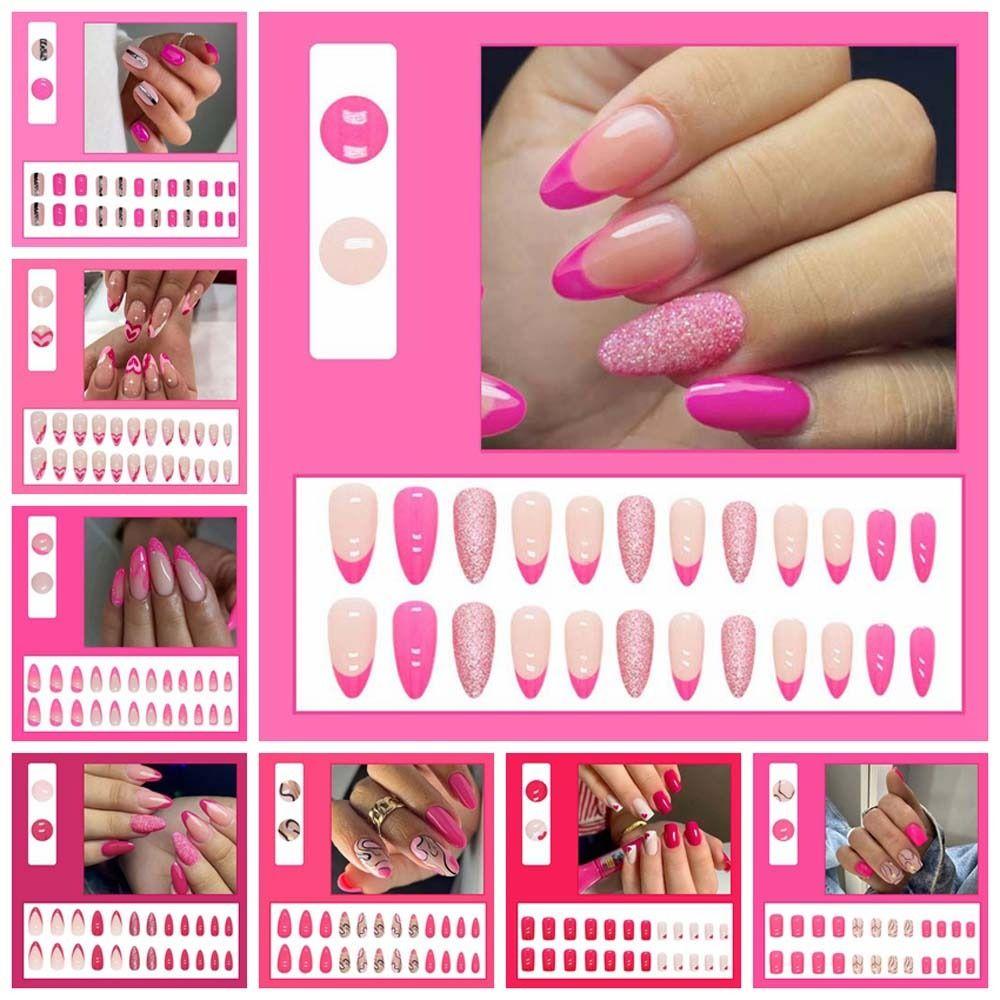 Manicure Material Pink False Nails Love Heart Pattern Pink Heart Fake Nails Wearable Lady/Girls
Manicure Material Pink False Nails Love Heart Pattern Pink Heart Fake Nails Wearable Lady/Girls