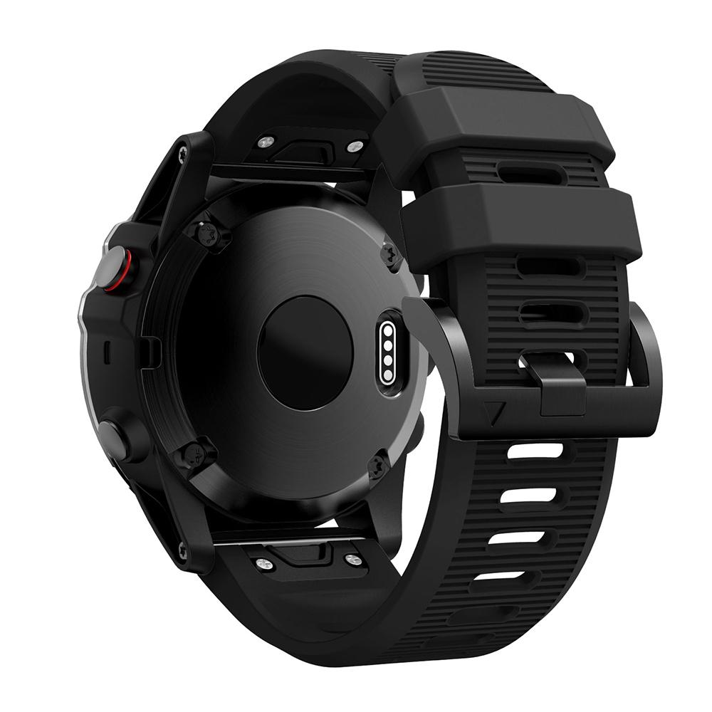 Horizontal Streak with Black Triangle Buckle Silicone Watch Band for Garmin Fenix 5X Black
Horizontal Streak with Black Triangle Buckle Silicone Watch Band for Garmin Fenix 5X Black