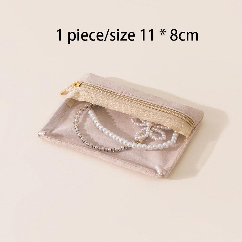 1/6pcs Small Zipper Bag Storage Bag Exquisite Jewelry Packaging Bag Handy Storage Container for Jewelry Collector
1/6pcs Small Zipper Bag Storage Bag Exquisite Jewelry Packaging Bag Handy Storage Container for Jewelry Collector