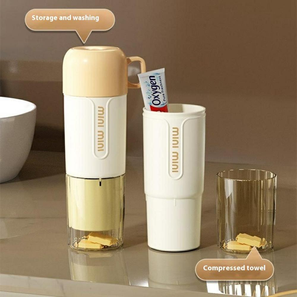 3 in 1 Travel Mug Set Portable Toothbrush Cup Family Toiletry Kit for Home/Outdoor Yellow
3 in 1 Travel Mug Set Portable Toothbrush Cup Family Toiletry Kit for Home/Outdoor Yellow