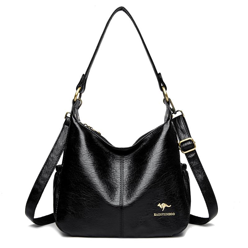 Ladies 2 Layers Tote High Quality Leather Handbags for Women Female Shoulder Crossbody Messenger Bags Luxury Designer Sac A Main чёрный
Ladies 2 Layers Tote High Quality Leather Handbags for Women Female Shoulder Crossbody Messenger Bags Luxury Designer Sac A Main чёрный