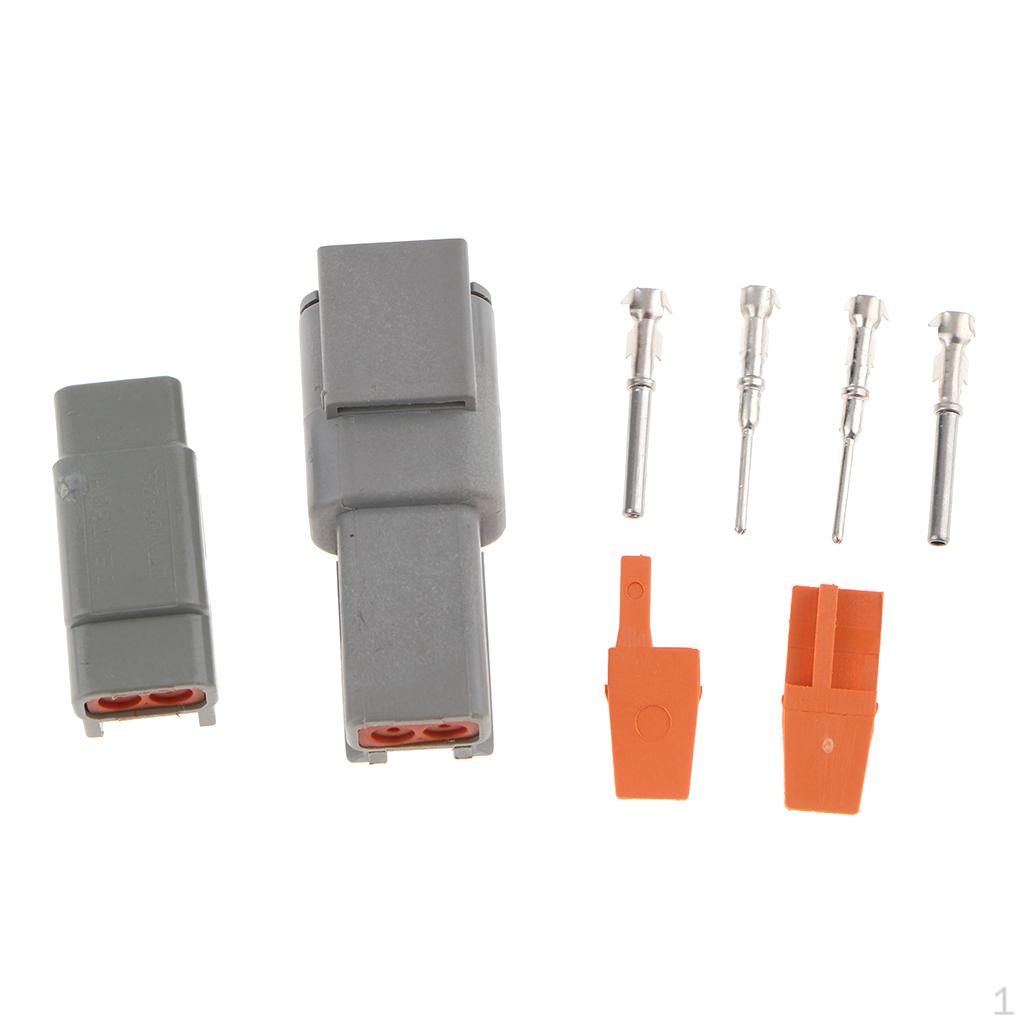 1 Set 2Pin Way Car Motorbike Sealed Electrical Wire Connector Plug Kit 20A
1 Set 2Pin Way Car Motorbike Sealed Electrical Wire Connector Plug Kit 20A