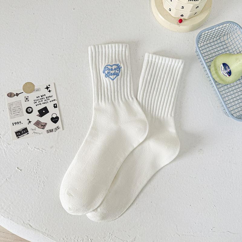 5pair White Socks Women S Japanese Love Embroidered Sports Socks Cotton Breathable Sweat-Absorbing Medium Tube Socks Tide Spring Autumn Women S Socks One size fits all
5pair White Socks Women S Japanese Love Embroidered Sports Socks Cotton Breathable Sweat-Absorbing Medium Tube Socks Tide Spring Autumn Women S Socks One size fits all