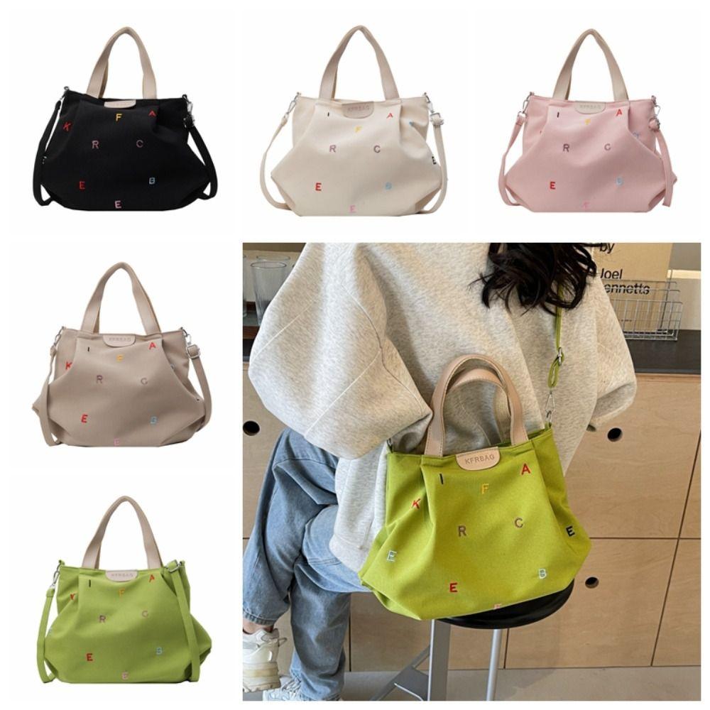 Printing Letter Embroidery Tote Bag Colorful Women Crossbody Bag Canvas Shoulder Bag Outdoor розовый
Printing Letter Embroidery Tote Bag Colorful Women Crossbody Bag Canvas Shoulder Bag Outdoor розовый
