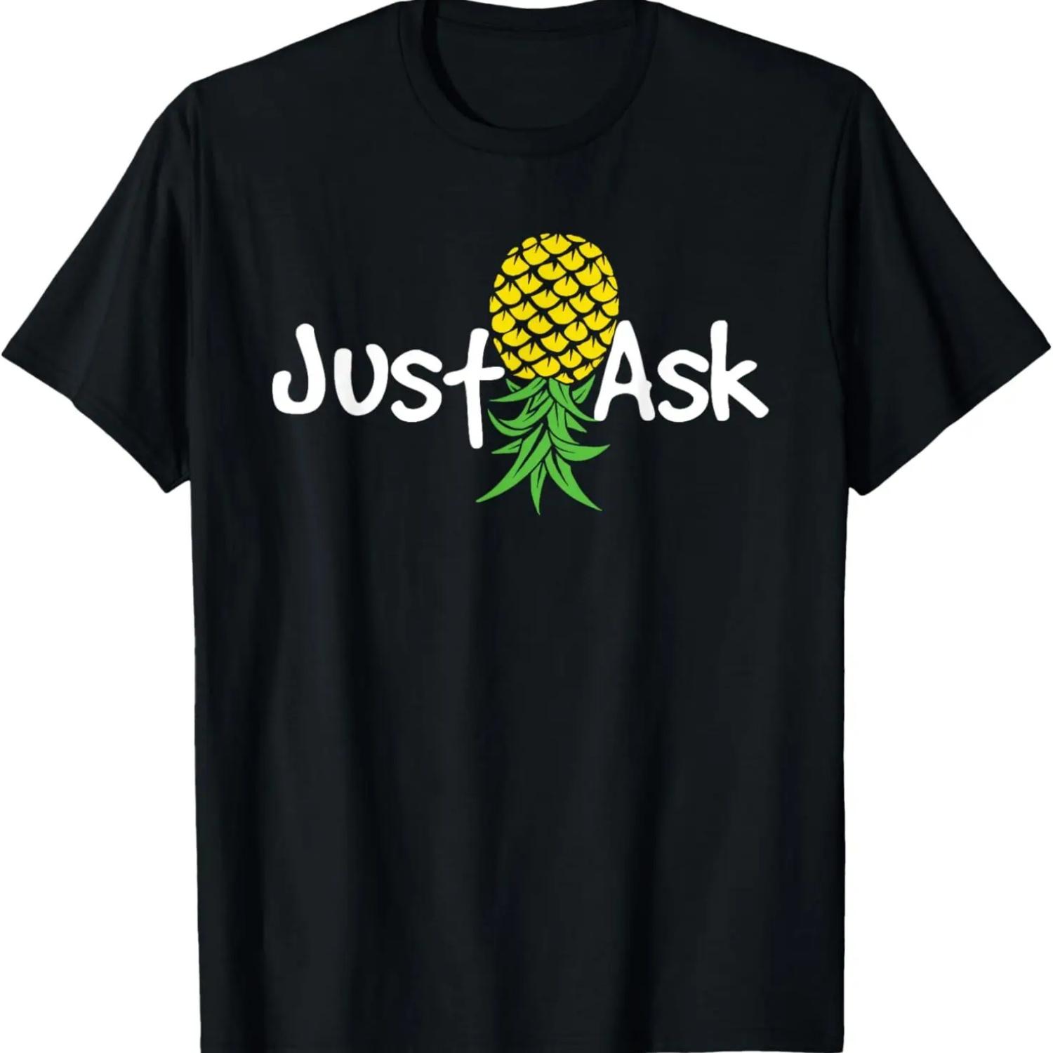 Just Ask - Upside Down Pineapple Swinger Swinging Lifestyle T-Shirt XXXXXL чорний
Just Ask - Upside Down Pineapple Swinger Swinging Lifestyle T-Shirt XXXXXL чорний