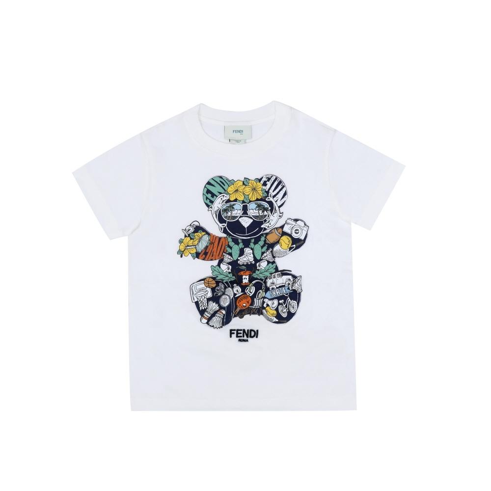 Fendi Kids Short Sleeve Tee Teddy Bear Logo Jmi488 7aj F0tu9 JMI488 7AJ F0TU9 (12A)
Fendi Kids Short Sleeve Tee Teddy Bear Logo Jmi488 7aj F0tu9 JMI488 7AJ F0TU9 (12A)