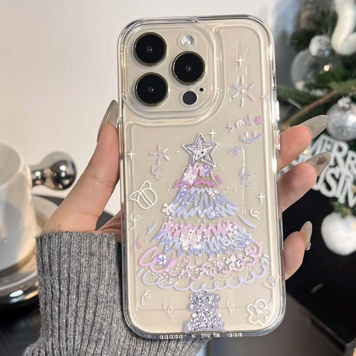 Colorful Christmas Tree Anti-Drop Transparent Phone Case for Apple 11/12/13/14/15/16 Pro/Pro Max iPhone XS Max
Colorful Christmas Tree Anti-Drop Transparent Phone Case for Apple 11/12/13/14/15/16 Pro/Pro Max iPhone XS Max
