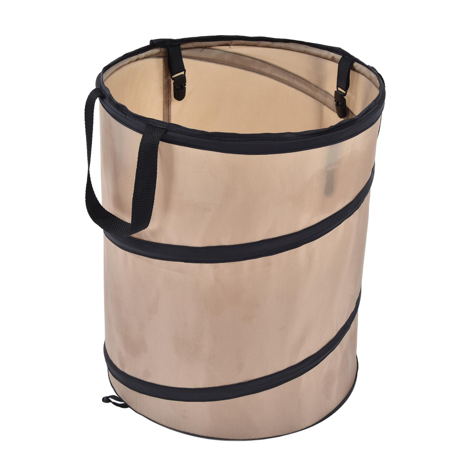 37.8L Collapsible Leaf Trash Can Reinforced Steel Spring Oxford Cloth Collapsible Container Small Size
37.8L Collapsible Leaf Trash Can Reinforced Steel Spring Oxford Cloth Collapsible Container Small Size