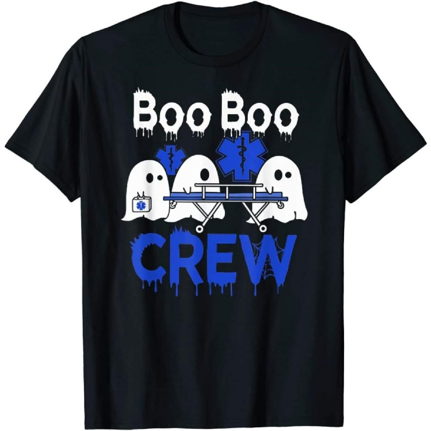 Boo Boo Crew Ghost Paramedic EMT EMS Nurse Halloween Tshirt Unisex T-Shirt Men Women for her him mom Daughter XXXXXL різнокольоровий
Boo Boo Crew Ghost Paramedic EMT EMS Nurse Halloween Tshirt Unisex T-Shirt Men Women for her him mom Daughter XXXXXL різнокольоровий