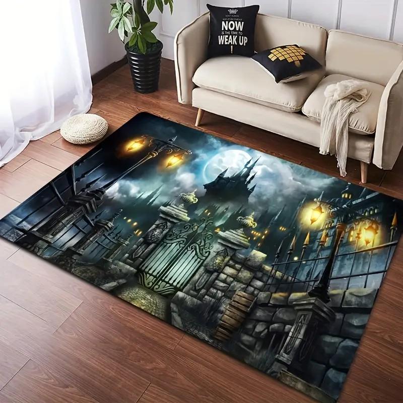 Halloween Themed Area Rug Machine Washable Carpet Ideal for For Bedroom, Living Room, Kitchen, Halloween Decorations Floor Mat 40x60cm
Halloween Themed Area Rug Machine Washable Carpet Ideal for For Bedroom, Living Room, Kitchen, Halloween Decorations Floor Mat 40x60cm