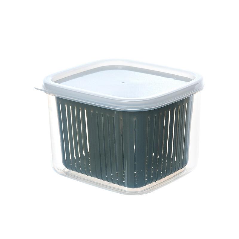 Freshkeeping Box Draining Square Ginger Garlic Storage Preservation Spice зелений
Freshkeeping Box Draining Square Ginger Garlic Storage Preservation Spice зелений