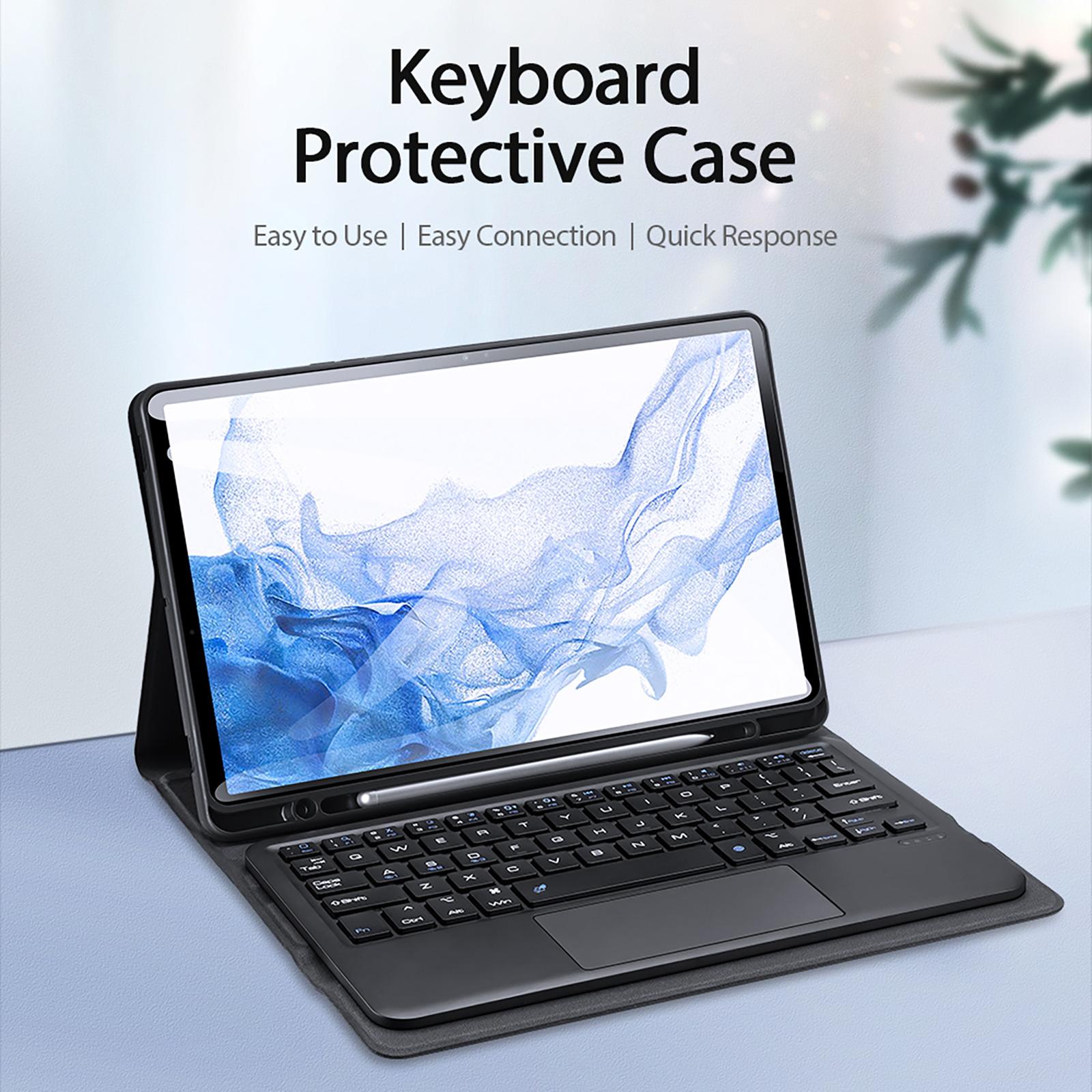 DUX DUCIS 2 in 1 Bluetooth-compatible Keyboard Full Protection Leather Tablet Stand Case for Samsung Galaxy Tab S7/Tab S8 A
DUX DUCIS 2 in 1 Bluetooth-compatible Keyboard Full Protection Leather Tablet Stand Case for Samsung Galaxy Tab S7/Tab S8 A