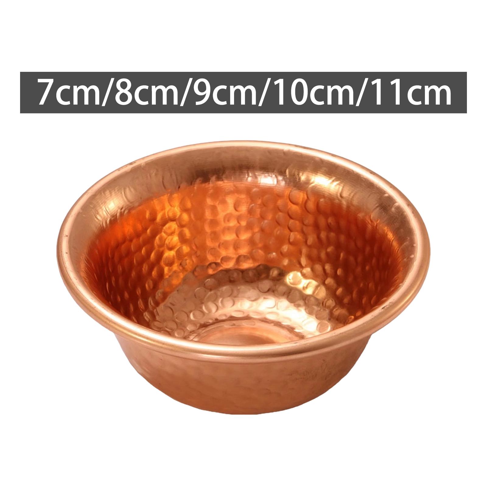 Buddhist Copper Offering Bowl Decorative Feng Shui Ornament Large Tibetan Bowl for Meditation Altar Ritual Use 7cmx7cmx3cm
Buddhist Copper Offering Bowl Decorative Feng Shui Ornament Large Tibetan Bowl for Meditation Altar Ritual Use 7cmx7cmx3cm