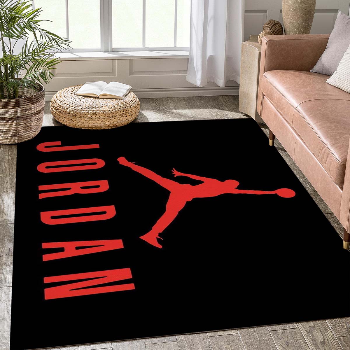 Black Basketball Player Silhouette Area Rug, 23 Number Print Non-Slip Floor Mat 40x60cm( 15x23in )
Black Basketball Player Silhouette Area Rug, 23 Number Print Non-Slip Floor Mat 40x60cm( 15x23in )