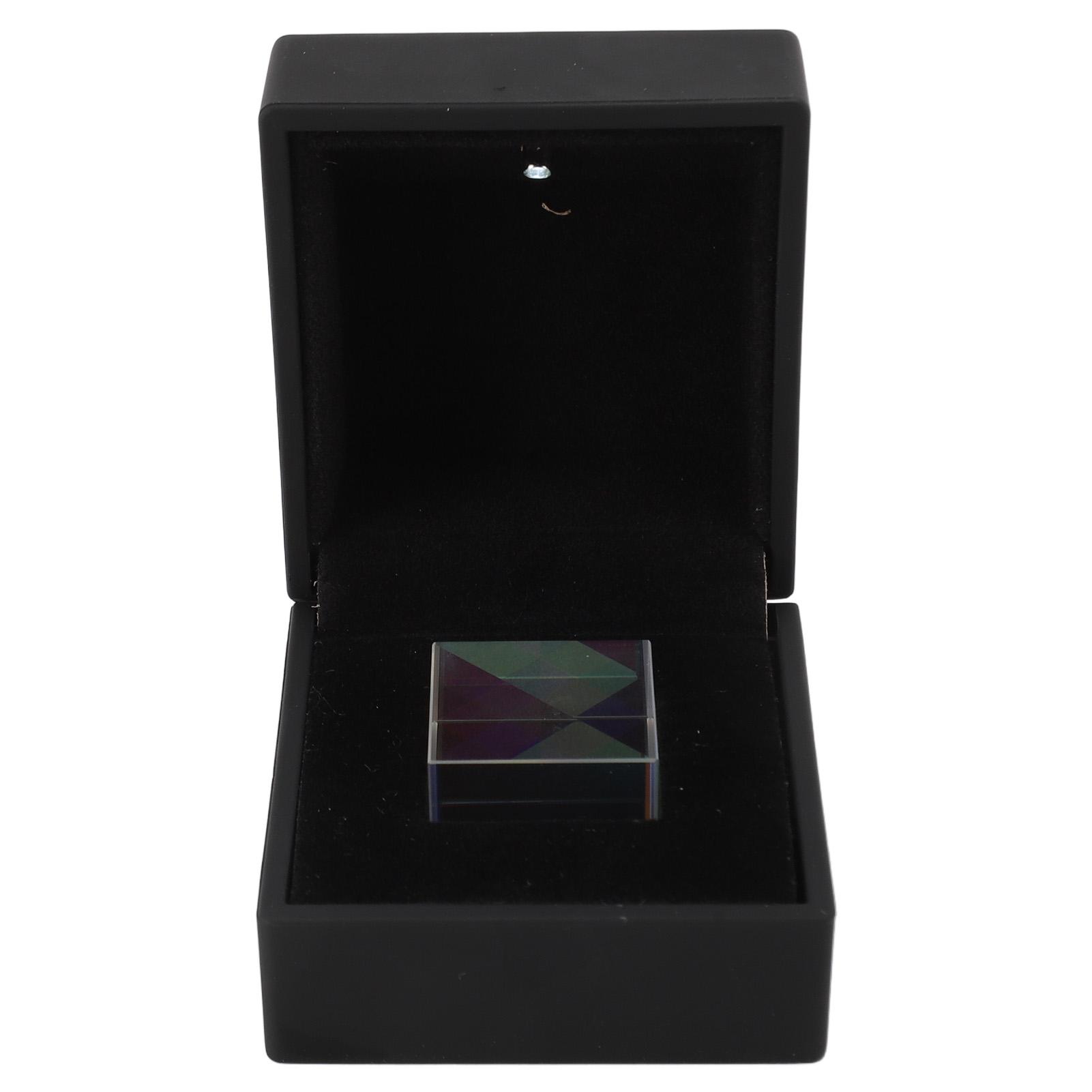 Prism Cube K9 Optical Glass Colorful Dispersion Prism for Photography Props Desktop Decoration 25mm
Prism Cube K9 Optical Glass Colorful Dispersion Prism for Photography Props Desktop Decoration 25mm
