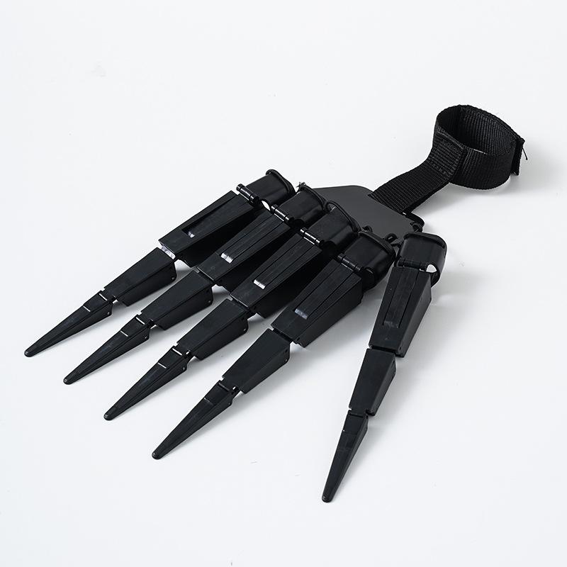 Techwear Style Plastic Mechanical Gloves Man Woman Skeleton Articulated Fingers Gloves Halloween Cosplay Props Left Hand чорний
Techwear Style Plastic Mechanical Gloves Man Woman Skeleton Articulated Fingers Gloves Halloween Cosplay Props Left Hand чорний