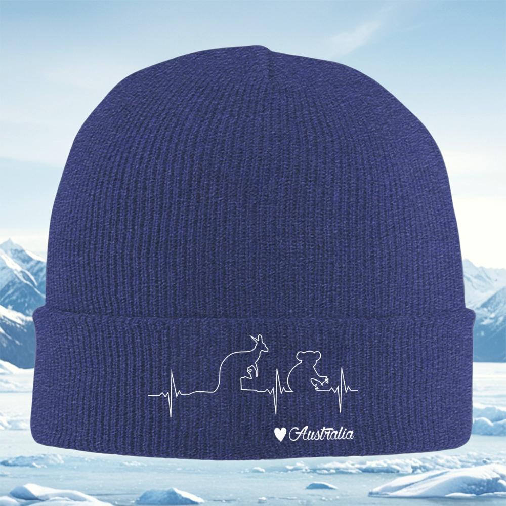Heartbeat Kangaroo Koala Australia Love Men Women Unisex Knitted Hat Beanie Pullover Cap Winter Thermal Warm Christmas Outdoor C
Heartbeat Kangaroo Koala Australia Love Men Women Unisex Knitted Hat Beanie Pullover Cap Winter Thermal Warm Christmas Outdoor C