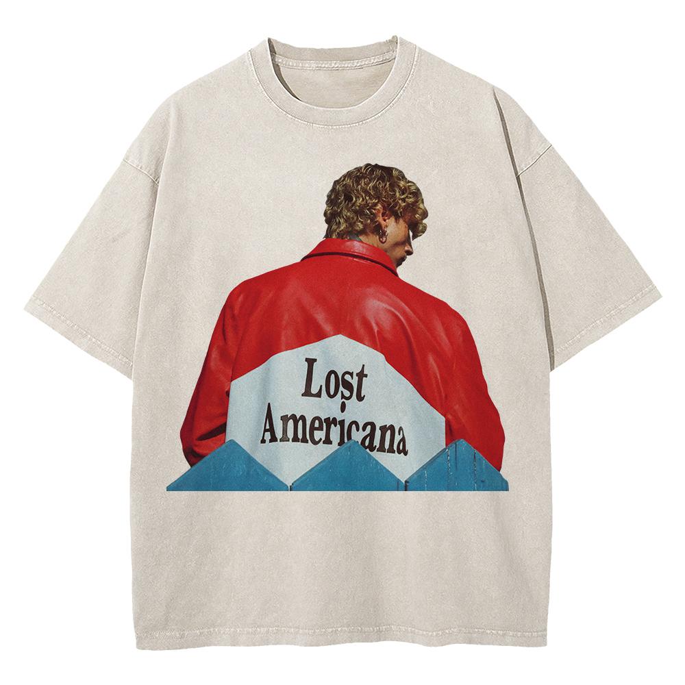 Cotton Vintage Washed Mgk Lost Americana TShirt Summer Fashion Men Streetwear Hip Hop Oversize Acid Wash Tees Shirts Tops S
Cotton Vintage Washed Mgk Lost Americana TShirt Summer Fashion Men Streetwear Hip Hop Oversize Acid Wash Tees Shirts Tops S