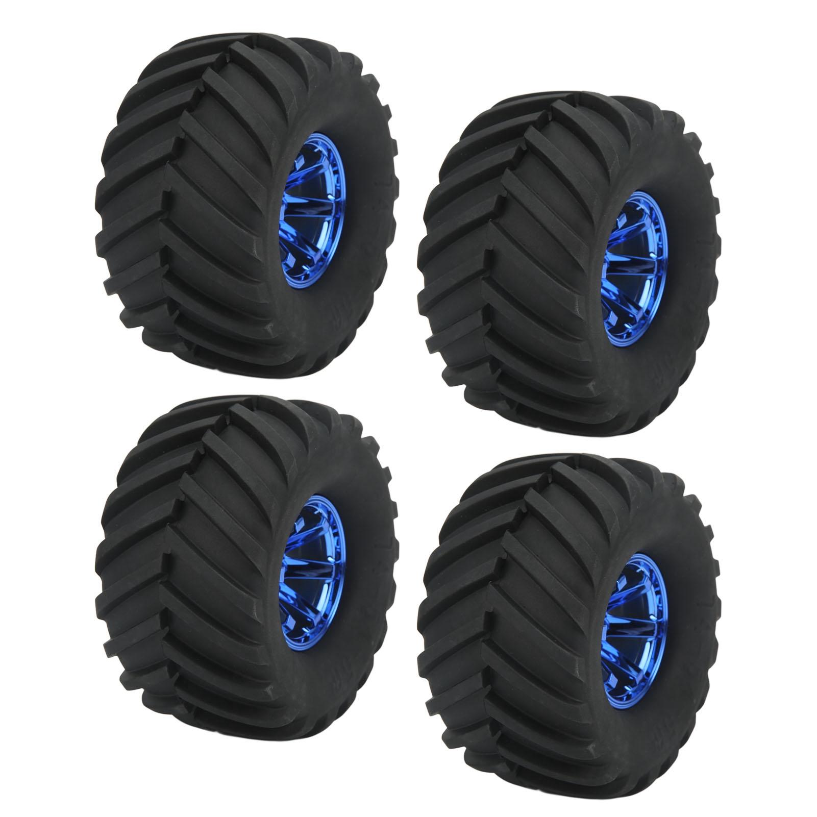4Pcs 1/10 Scale Monster Truck Tires RC Car Tire and Wheels for 1/10 Remote Control Car
4Pcs 1/10 Scale Monster Truck Tires RC Car Tire and Wheels for 1/10 Remote Control Car