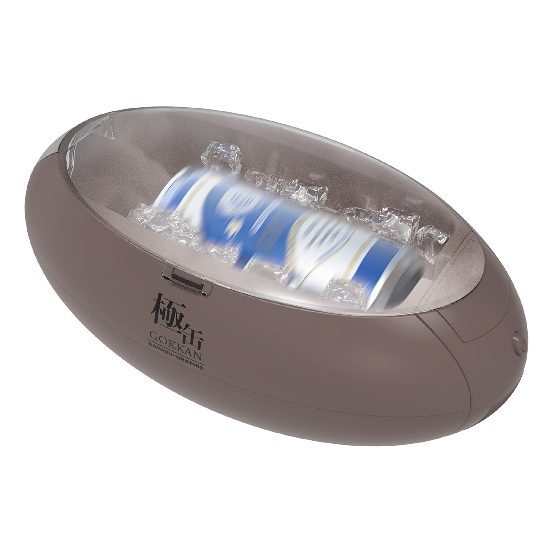 RAMASU Rapid Can Beer Instant Automatic Cooler Speed Drink Small Beverage Battery Compatible with 350ml 500ml and Sea Cooler, Cooler, Cooling, Holder, коричневий
RAMASU Rapid Can Beer Instant Automatic Cooler Speed Drink Small Beverage Battery Compatible with 350ml 500ml and Sea Cooler, Cooler, Cooling, Holder, коричневий