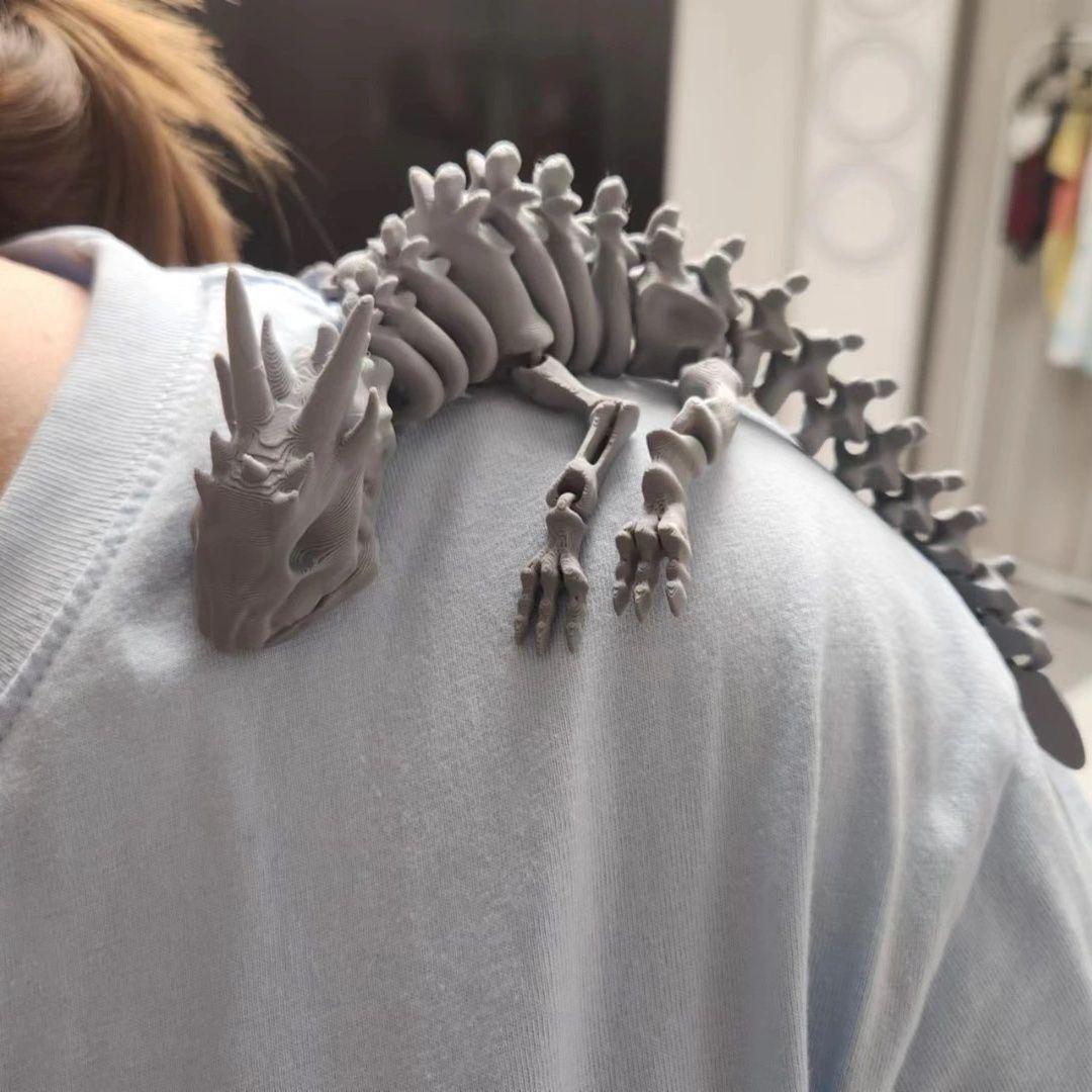 3D Printing Skeleton Dragon Toy Statue Simulation Animal Dragon Model Joints Movable Halloween Scene Decoration Kids Gift сірий
3D Printing Skeleton Dragon Toy Statue Simulation Animal Dragon Model Joints Movable Halloween Scene Decoration Kids Gift сірий