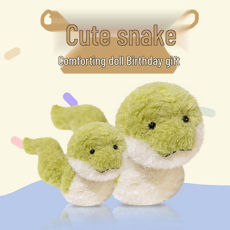 JC Style Cute Plush Green Snake Doll with Curly Hair Texture - Perfect Gift for Girls & Children s Birthdays 25 cm зелений
JC Style Cute Plush Green Snake Doll with Curly Hair Texture - Perfect Gift for Girls & Children s Birthdays 25 cm зелений
