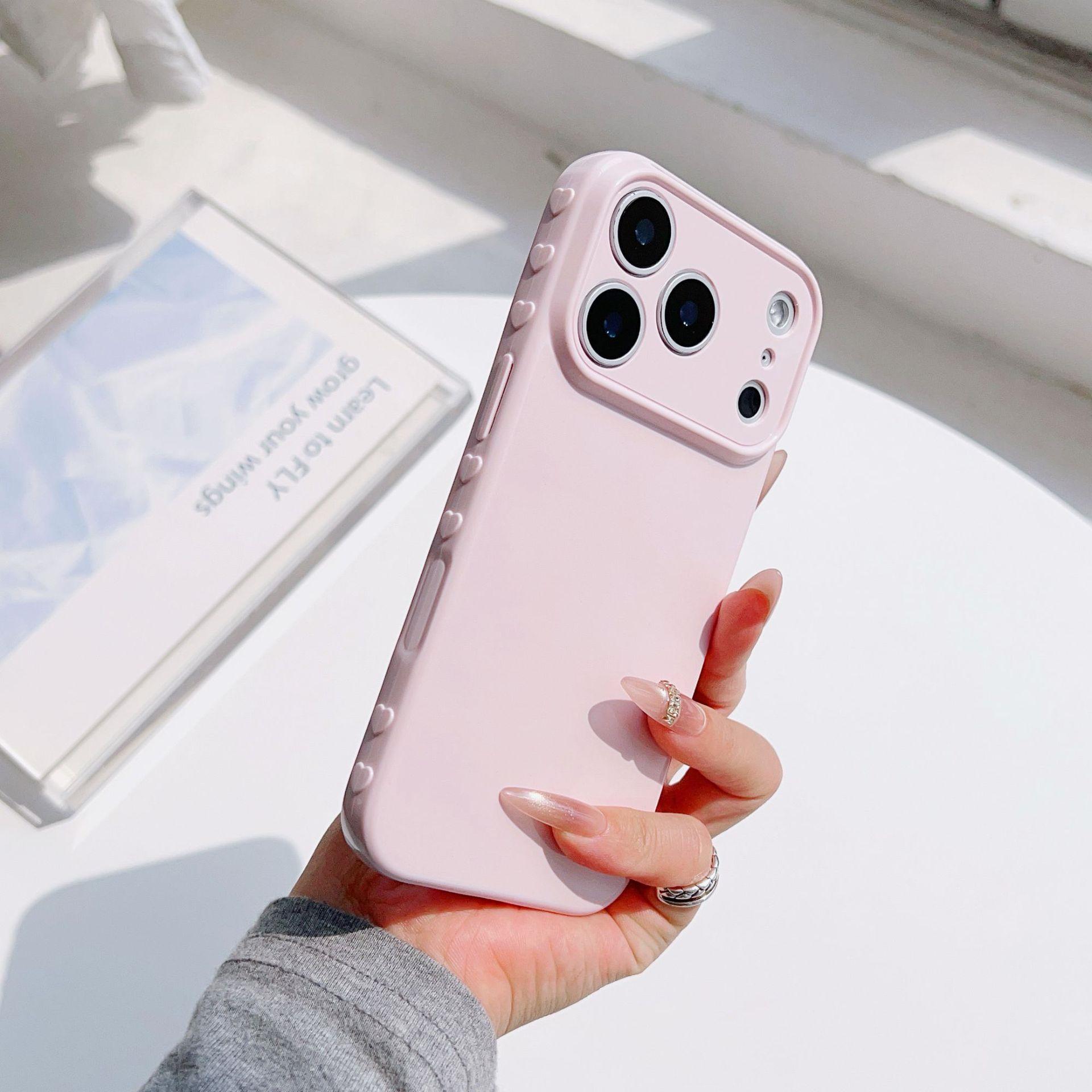 Heart-shaped Apple iPhone 17/16 PM transparent full-cover protective case, compatible with iPhone 15 Pro, pure color, soft design. iPhone 11
Heart-shaped Apple iPhone 17/16 PM transparent full-cover protective case, compatible with iPhone 15 Pro, pure color, soft design. iPhone 11