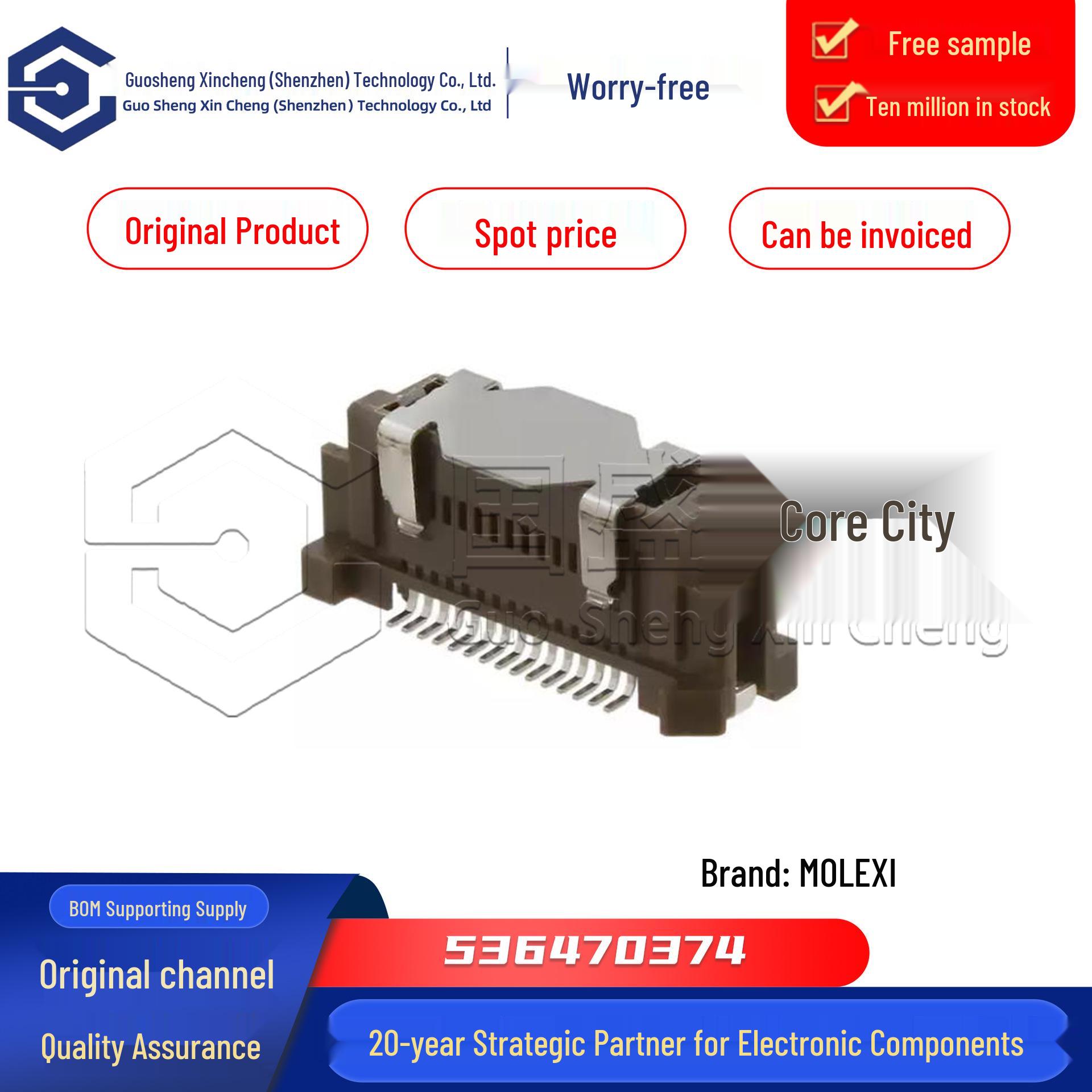 Genuine 53647-0374 Board-to-Board Connector 0.635mm 30-Pin Female Socket
Genuine 53647-0374 Board-to-Board Connector 0.635mm 30-Pin Female Socket