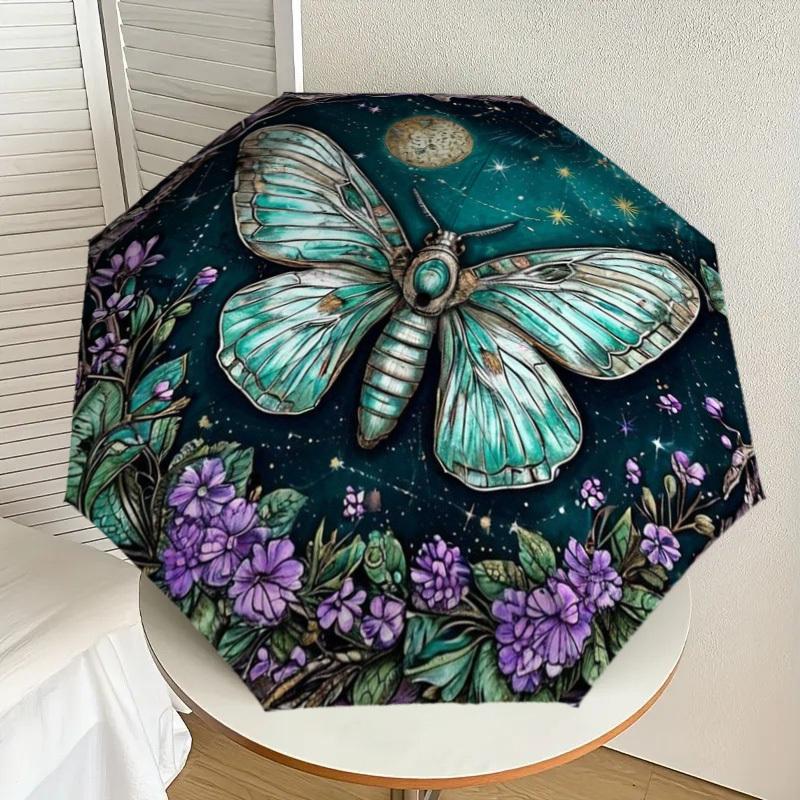 1pc Butterfly Night Sky Automatic Folding Umbrella - Compact 8-Rib Design,Perfect Gift for Friends & Family yy250926095
1pc Butterfly Night Sky Automatic Folding Umbrella - Compact 8-Rib Design,Perfect Gift for Friends & Family yy250926095