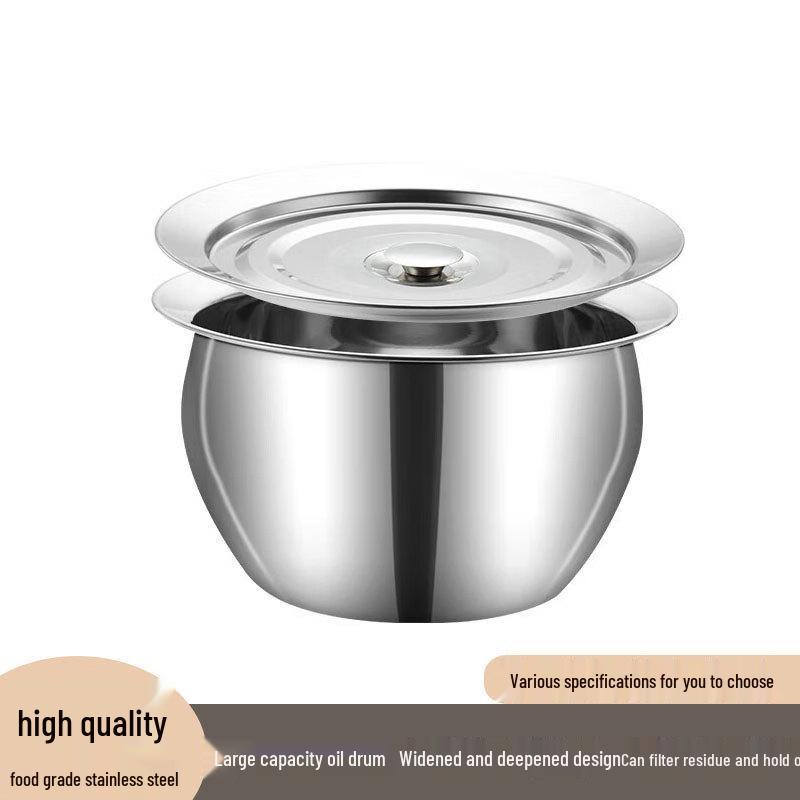 Lijia Stainless Steel Oil Basin with Lid
Lijia Stainless Steel Oil Basin with Lid