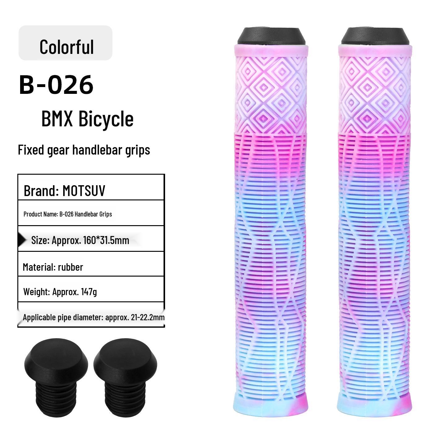 165MM Dual Color Rubber Grip BMX Fixed Gear Scooter Soft Handle for Mountain Bike 165MM Extended Grip
165MM Dual Color Rubber Grip BMX Fixed Gear Scooter Soft Handle for Mountain Bike 165MM Extended Grip