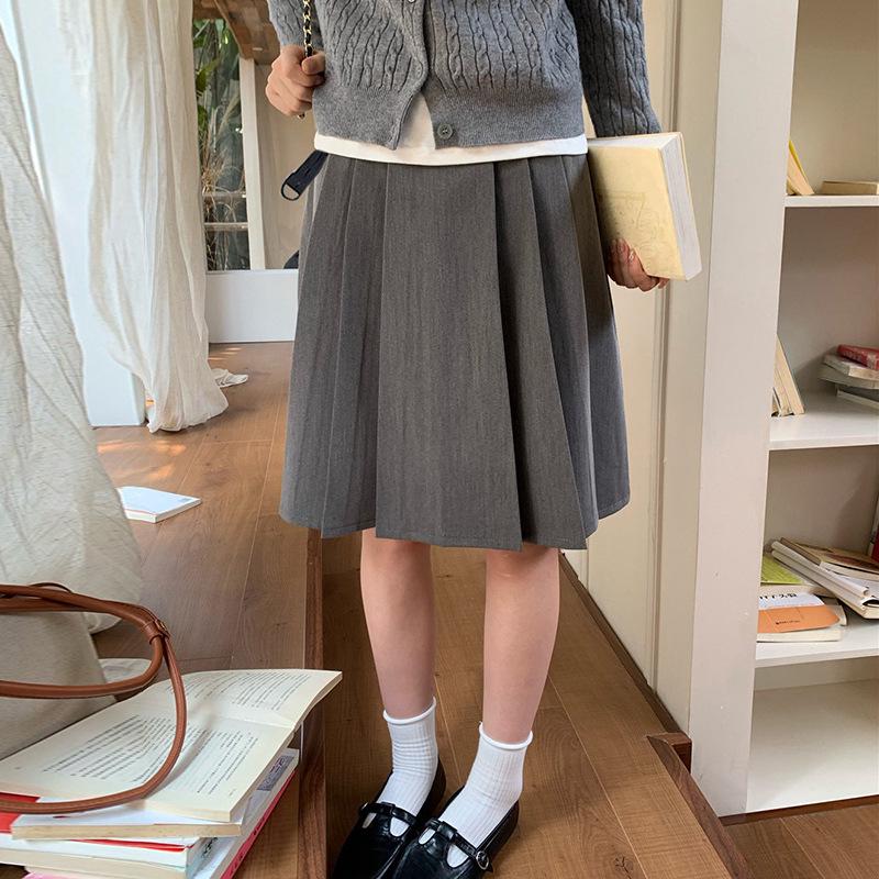 Korean Style Pleated Maternity Midi Skirt - Grey, Spring/Summer 2026 L сірий колір
Korean Style Pleated Maternity Midi Skirt - Grey, Spring/Summer 2026 L сірий колір